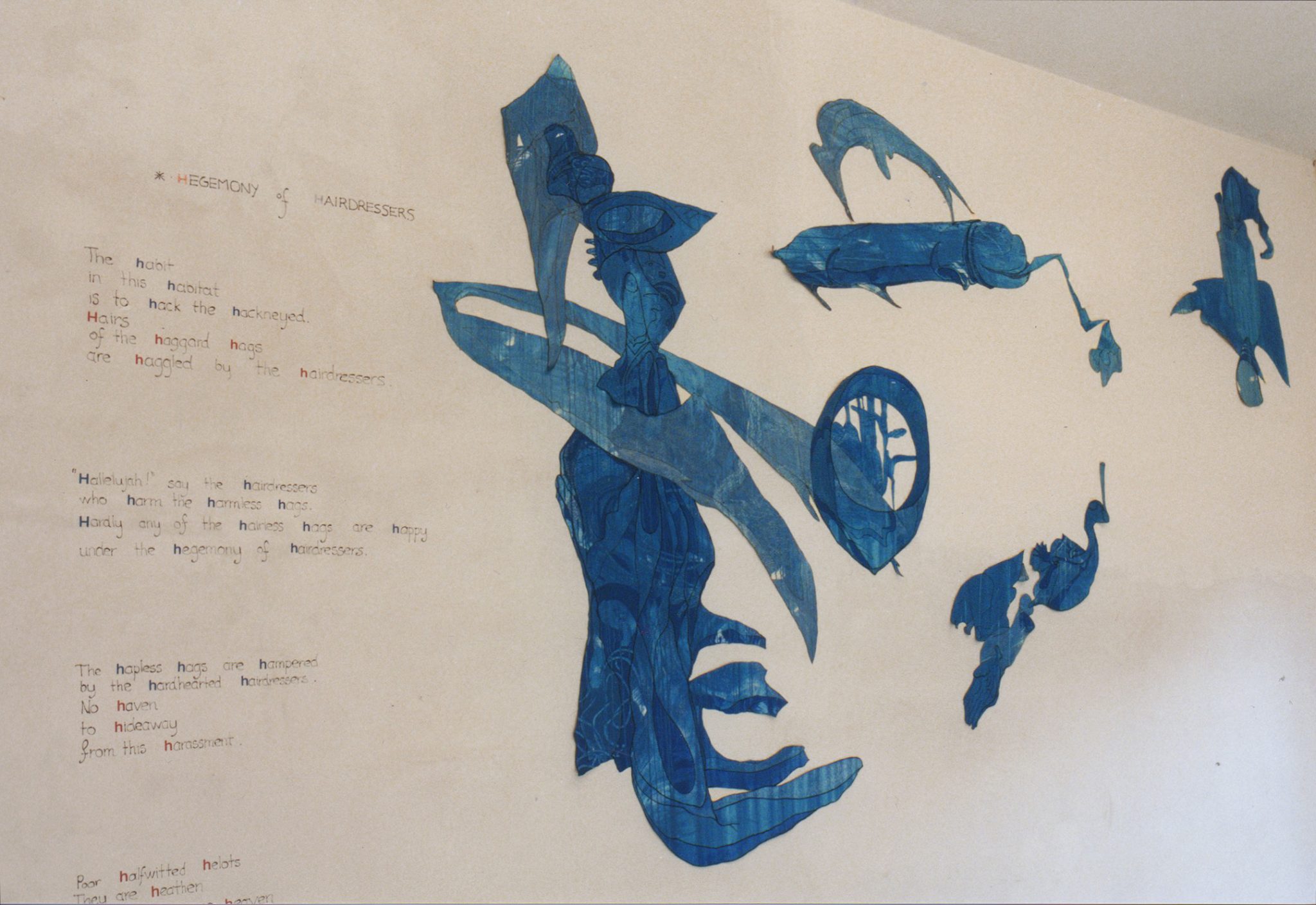 Hegemony of Hairdressers - Blue - Fries Museum -Versnelling 1998